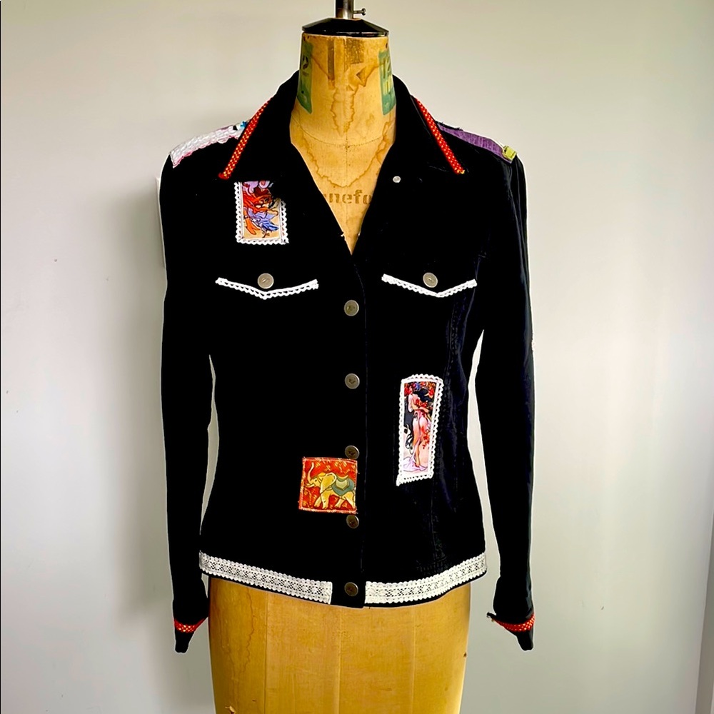 Goddess Aphrodite Upcycled Linen Blend Jacket
